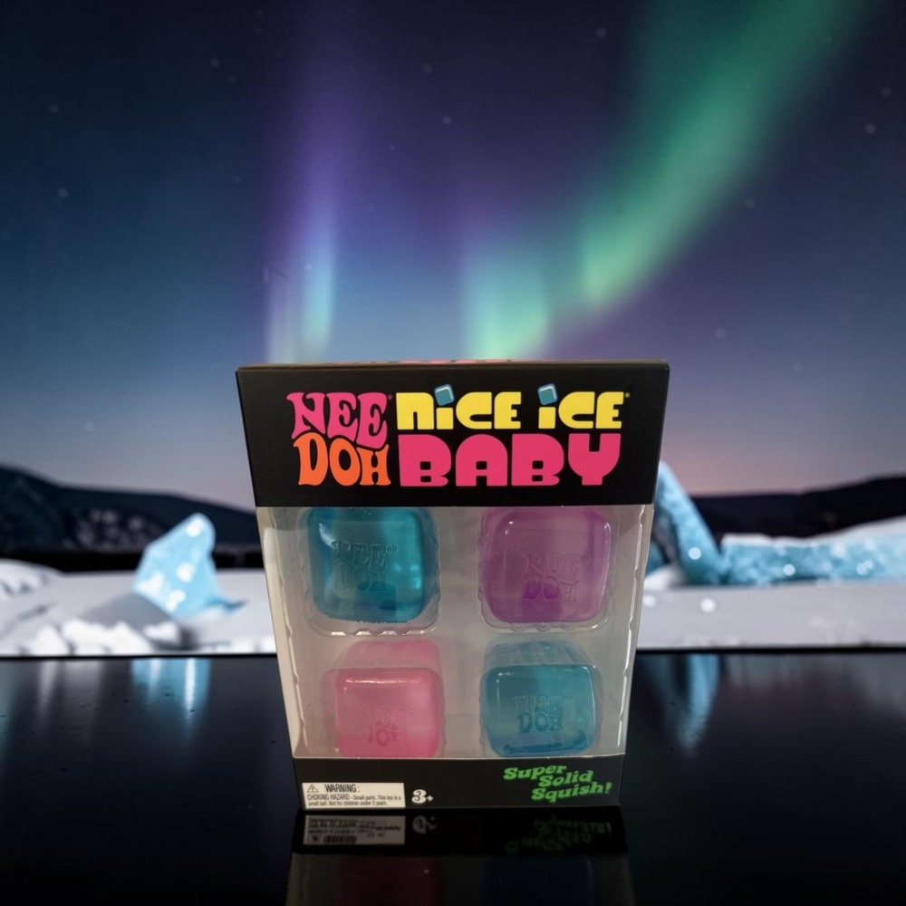 Schylling NeeDoh Teenie Nice Ice Baby 4pk